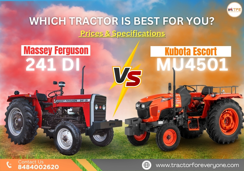 Kubota 4501 vs Massey 241 DI: Which Tractor is Best for Indian Farmers in 2025?