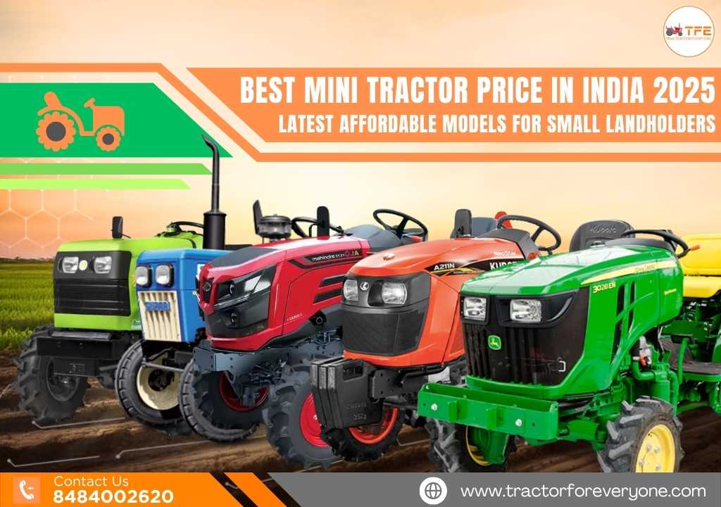 Best Mini Tractor Price in India 2025: Affordable Models for Small Landholders