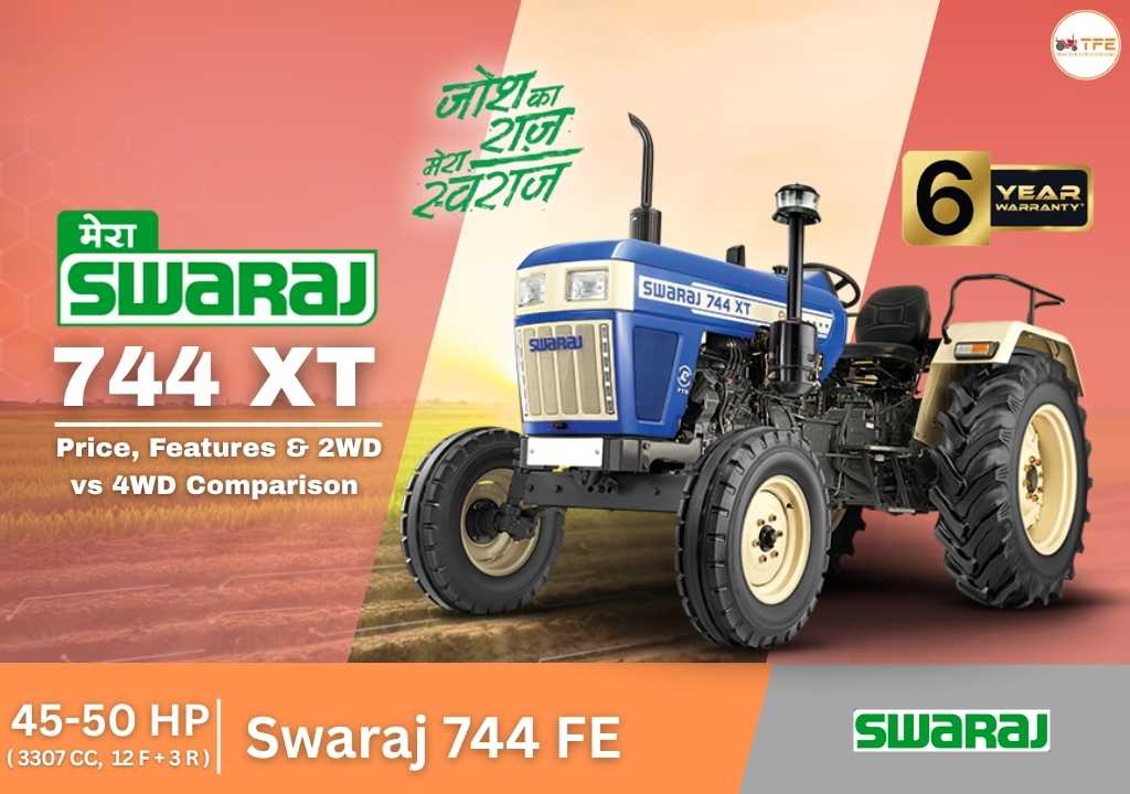 Swaraj 744 XT Tractor Review 2025: Power, Price and Features Explained