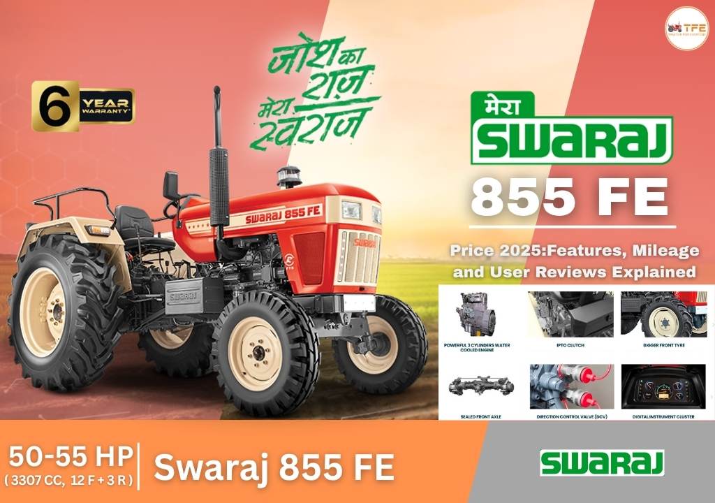 Swaraj 855 Tractor Price 2025: Full Features, Mileage and User Reviews Explained