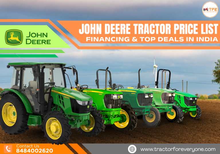 John Deere Tractor Price List, Financing & Top Deals in India