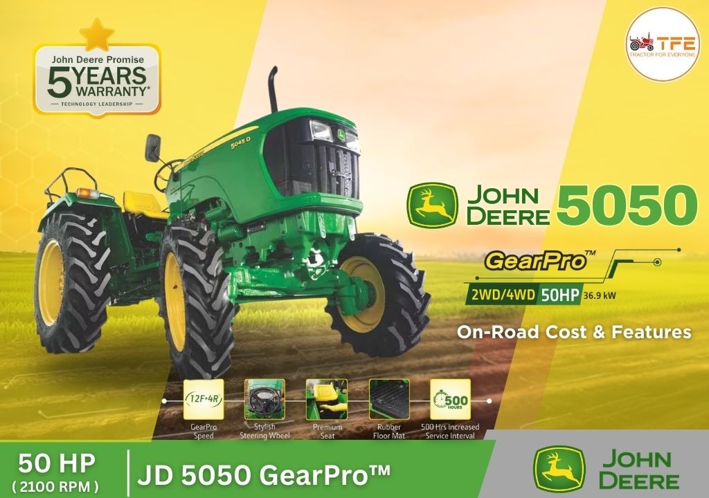 John Deere 5050 Tractor Price 2026: On-Road Cost & Features