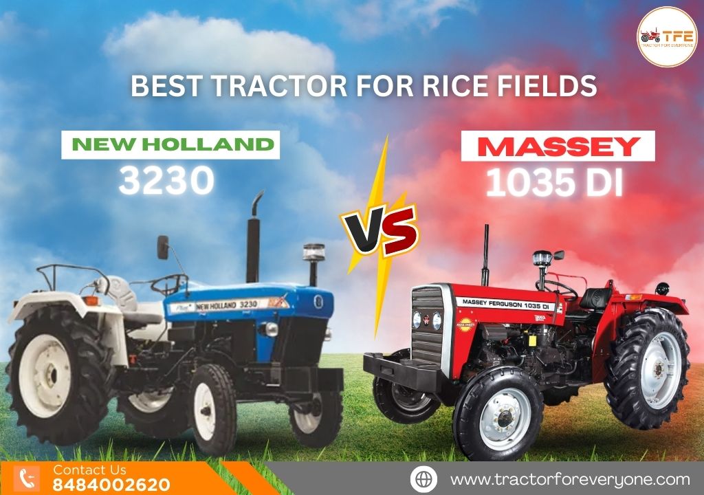 New Holland 3230 vs Massey 1035: Best Tractor for Rice Fields