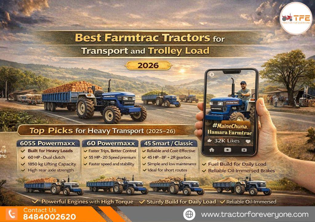 Best Farmtrac Tractors for Transport and Trolley Load