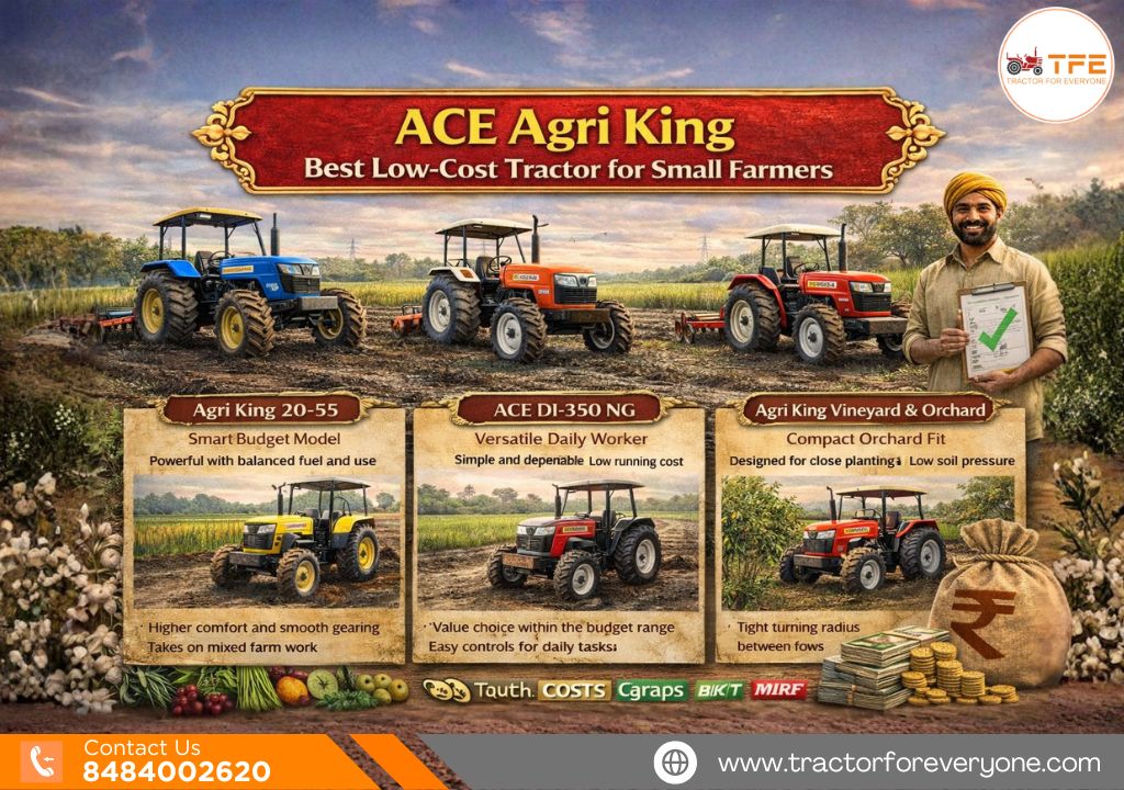 ACE Agri King: Best Low-Cost Tractor for Small Farmers