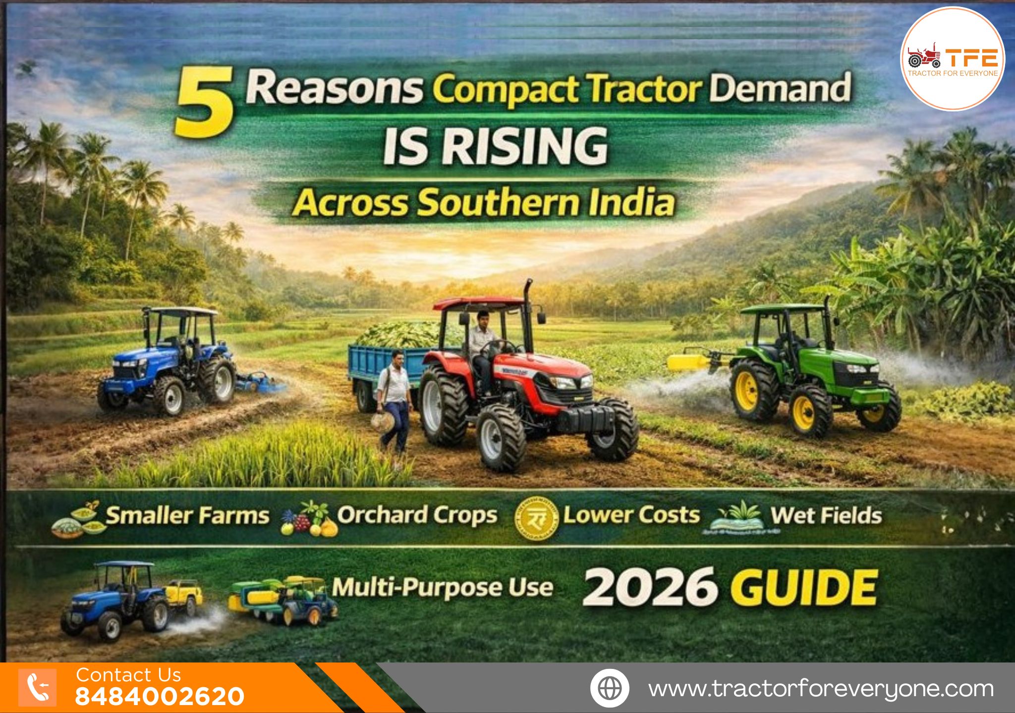 5 Reasons Compact Tractor Demand Is Rising Across Southern India