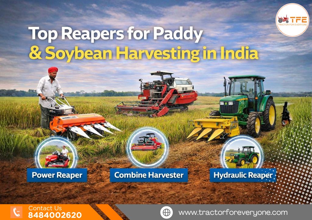 Top Reapers for Paddy & Soybean Harvesting in India