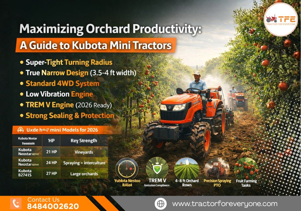Maximizing Orchard Productivity: A Guide to Kubota Mini Tractors