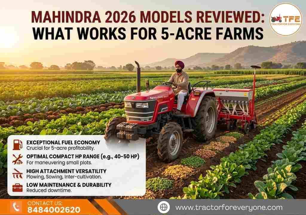 Mahindra 2026 Models Reviewed: What Works for 5-Acre Farms