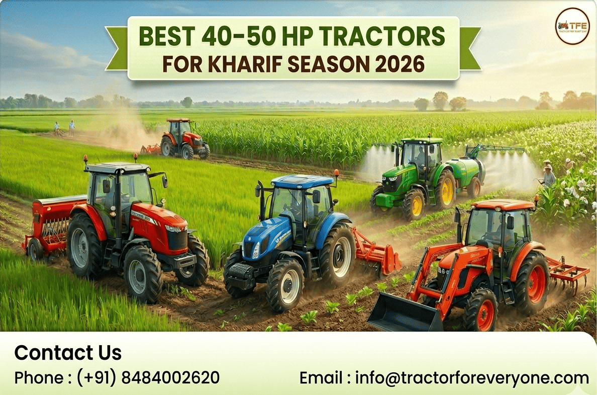 Best 40–50 HP Tractors for Kharif Season 2026