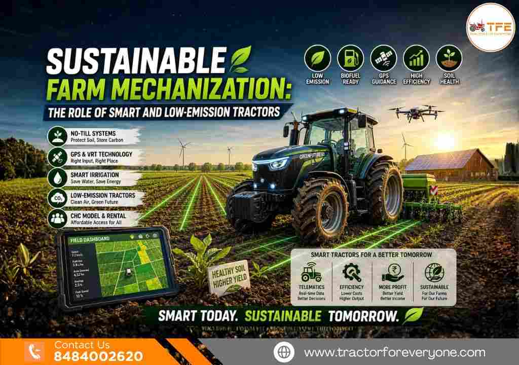 Sustainable Farm Mechanization: The Role of Smart and Low-Emission Tractors