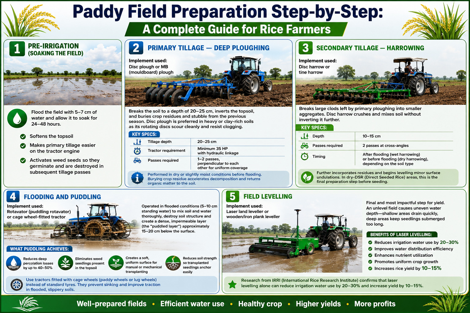 Paddy Field Preparation Step-by-Step: A Complete Guide for Rice Farmers