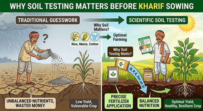 Soil Testing Before Kharif Sowing: Why It Matters