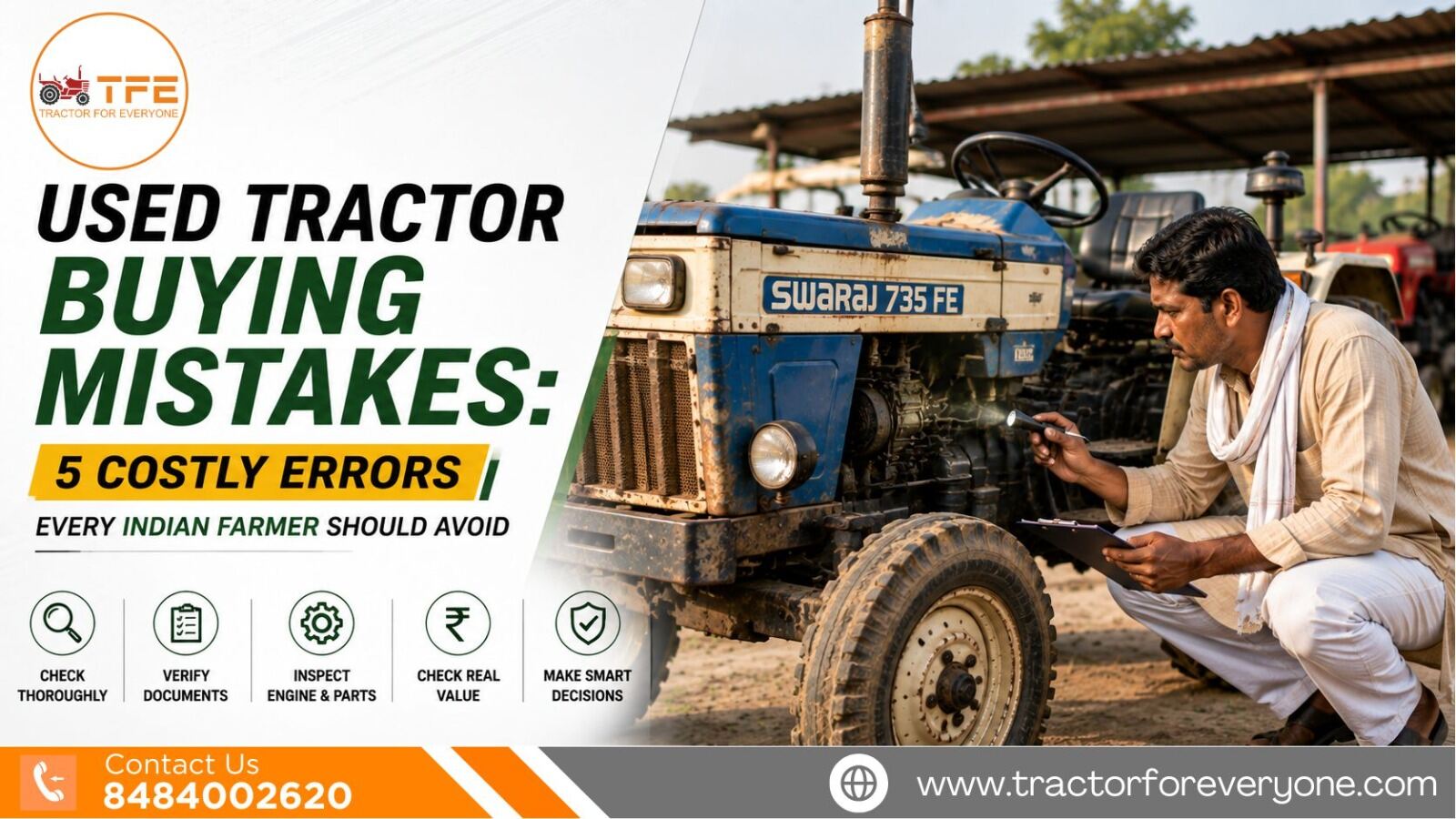 Used Tractor Buying Mistakes: 5 Costly Errors Every Indian Farmer Should Avoid