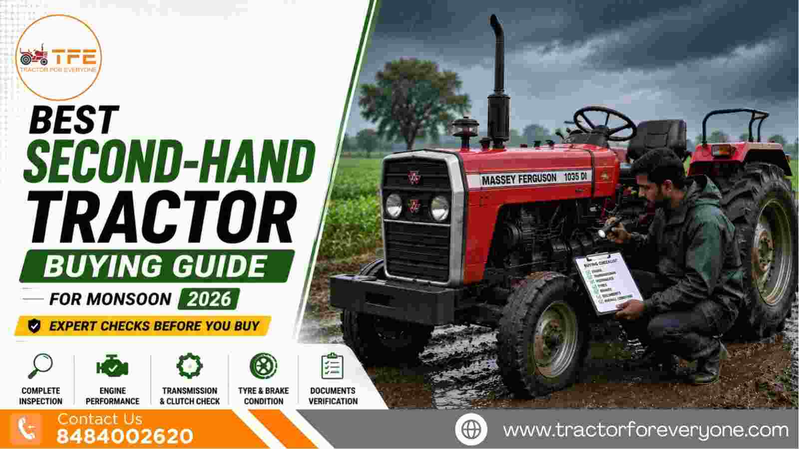Best Second-Hand Tractor Buying Guide for Monsoon 2026: Expert Checks Before You Buy