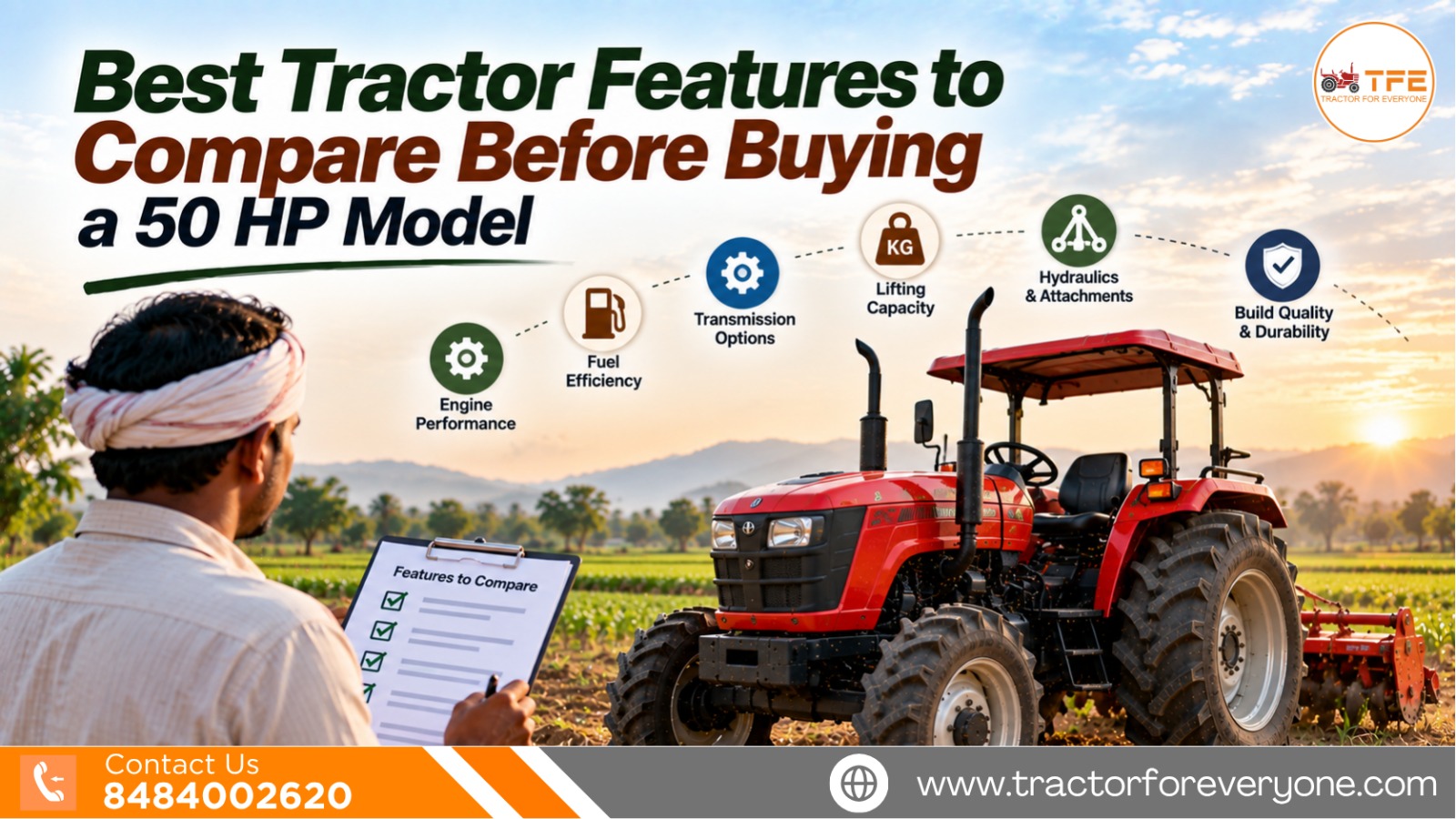 Best Tractor Features to Compare Before Buying a 50 HP Model