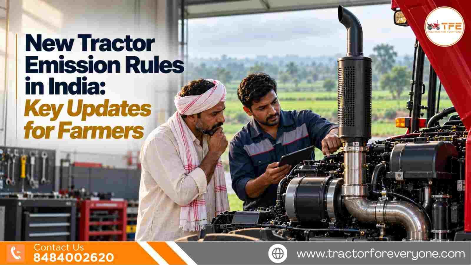New Tractor Emission Rules in India: Key Updates for Farmers