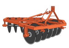 Disk harrow