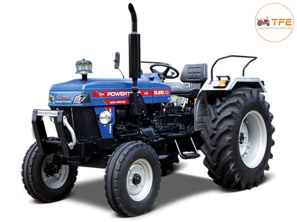 Powertrac Euro 55 PowerHouse 2WD Tractor-Left side view