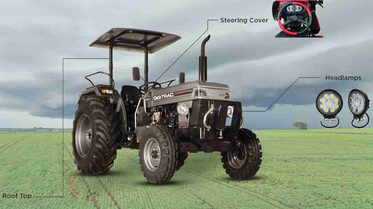 Powertrac Digitrac PP 46i 2WD Tractor with zoomed tractors parts