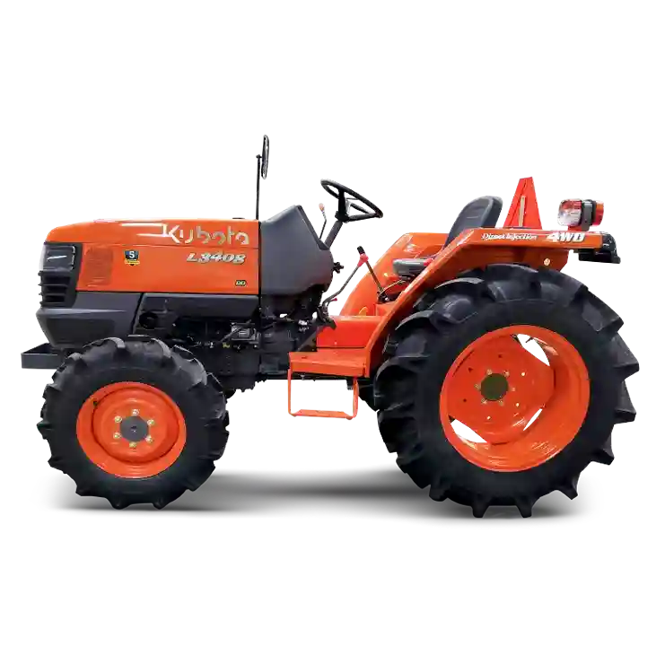 Kubota L3408 4WD Tractor - Left side view