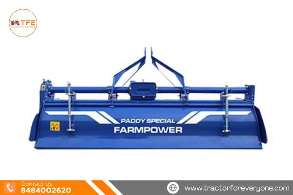 Farmpower Paddy Special Rotavator - 6 feet