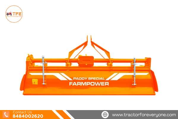 Farmpower Paddy Special Rotavator - 7 feet