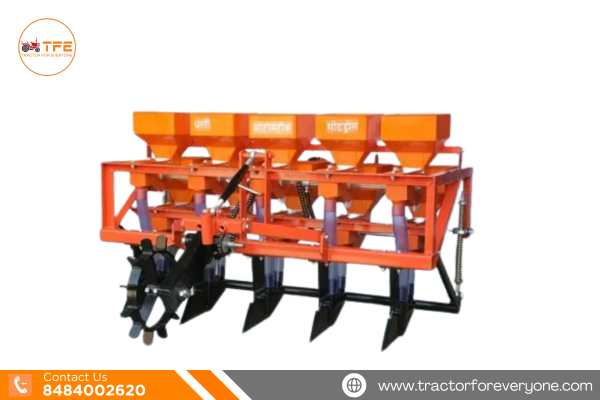 Dharti Agro Power Tiller Operated Seed Cum Fertilizer Drill
