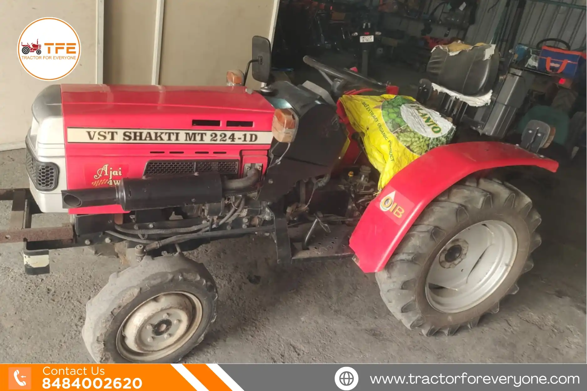 VST Mitsubishi Shakti 224 1D 4WD Tractor 2019