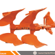 Farmking FKMBPMR-2B Manual Reversible MB Plough